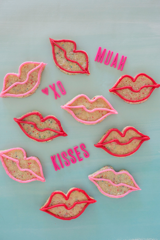 Kiss Me Funfetti Cookies