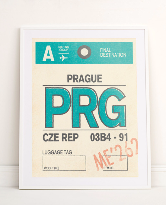 Prague print by Sketchmore