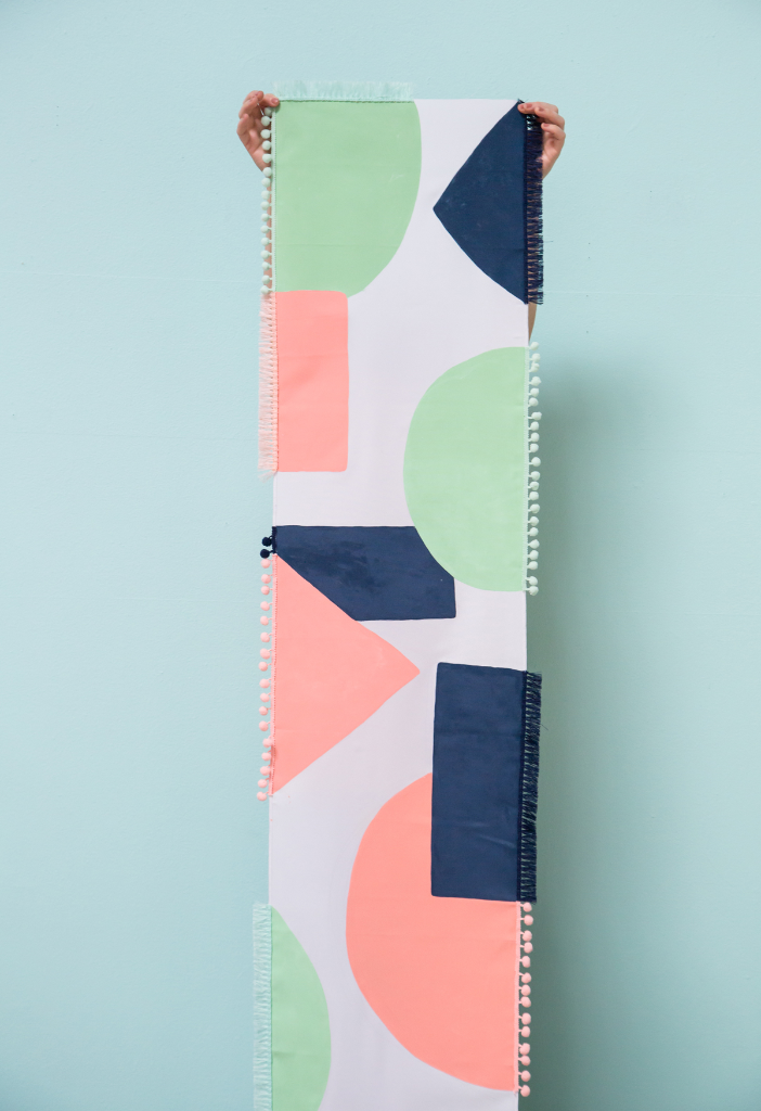 How To Make a DIY Geometric Table Runner / Oh Joy!