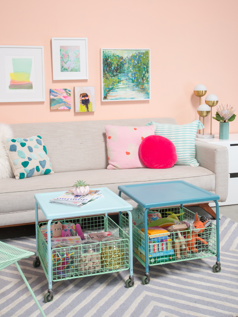 Before and After: Kid Storage Coffee Tables / Oh Joy!