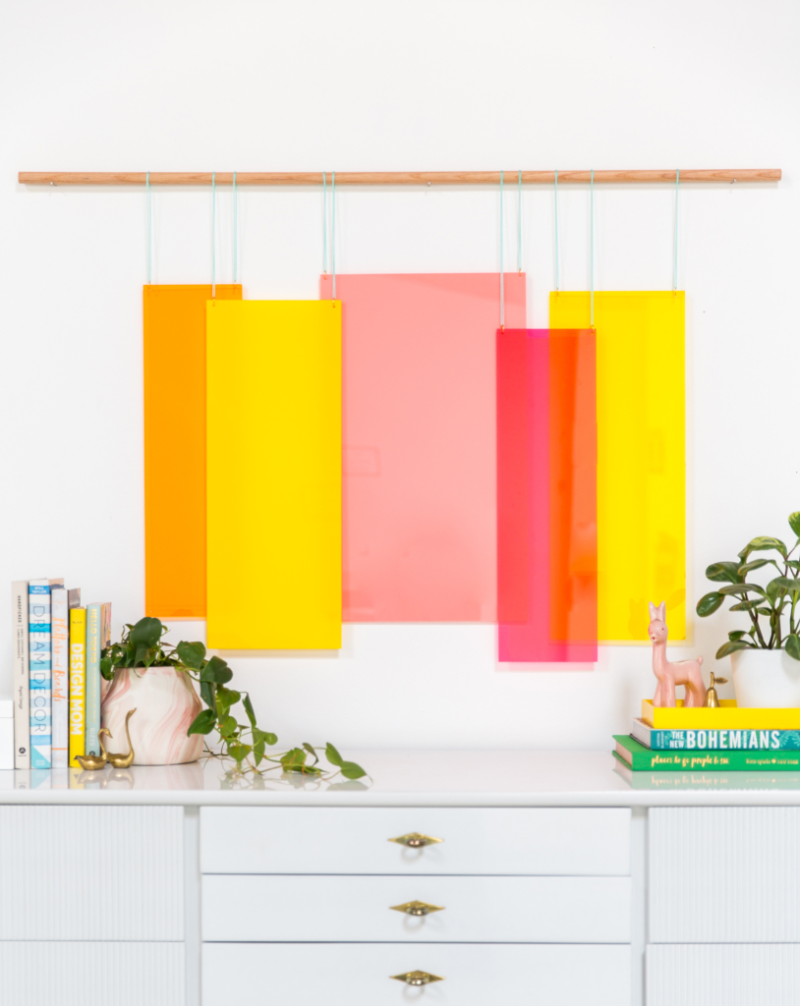 How to Make a Acrylic Wall Hanging DIY / Oh Joy!