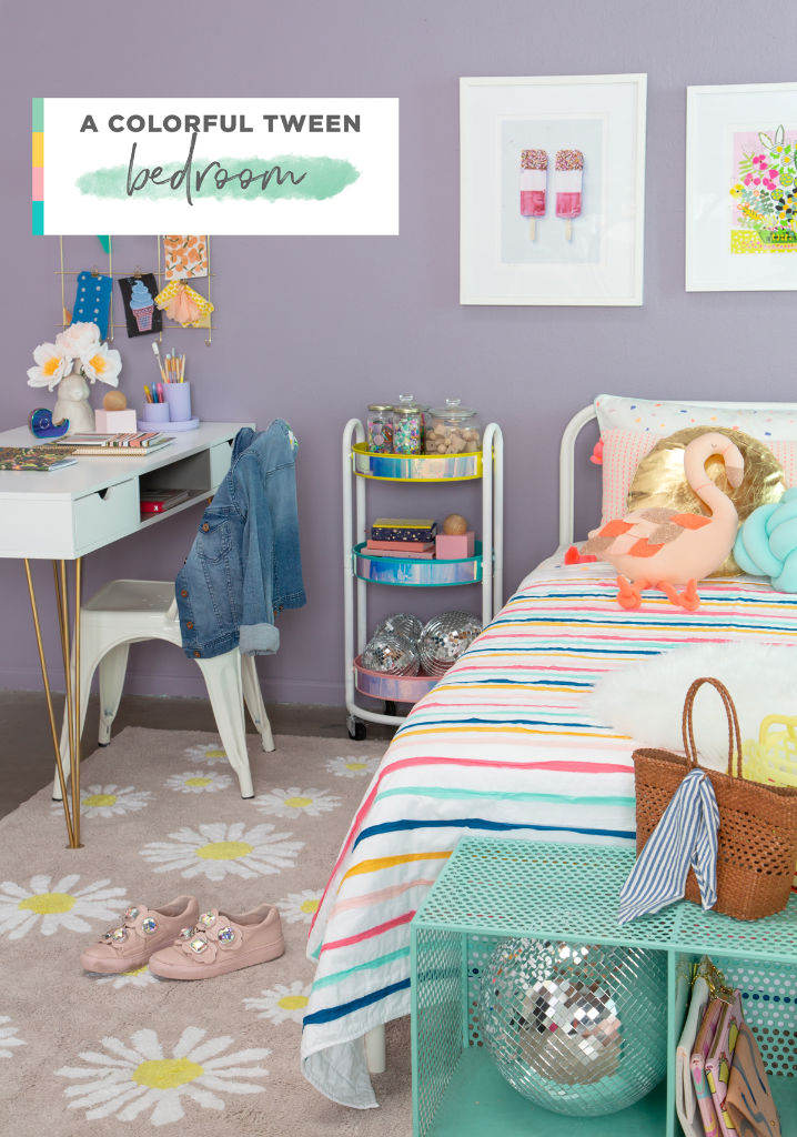A Colorful Bedroom for a Tween Girl... / via Oh Joy!
