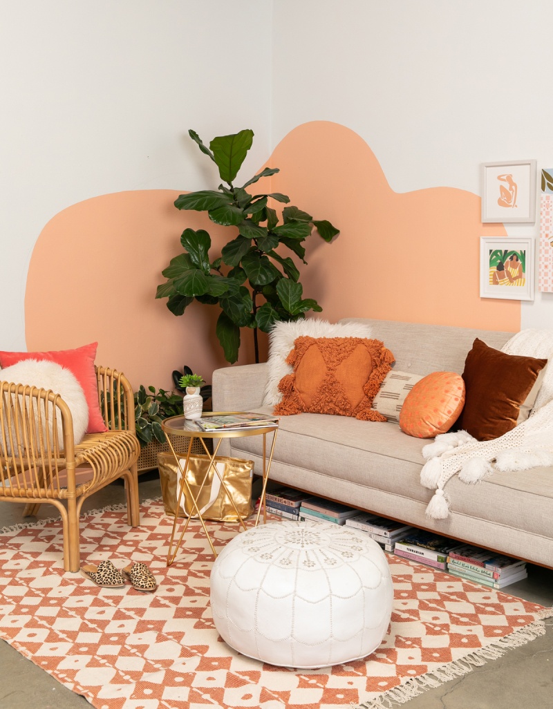 The Peachiest Living Room / via Oh Joy!