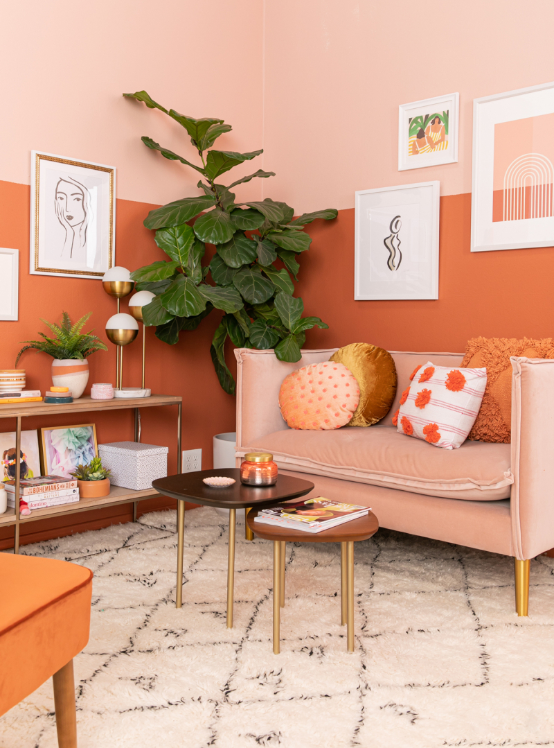 color adventures: a rust living room / via oh joy!